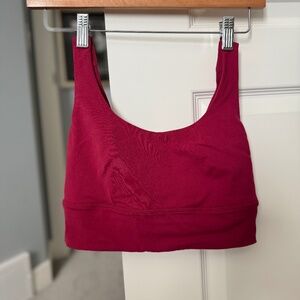 Lululemon align sports *light support C/D pomegranate